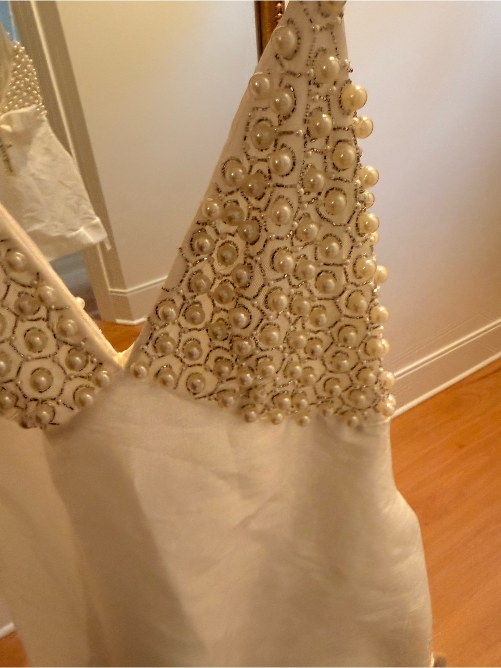 For Love And Lemons Pearly Bow Mini Dress - Picture 8 of 14